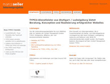 Tablet Screenshot of marcoseiler.de